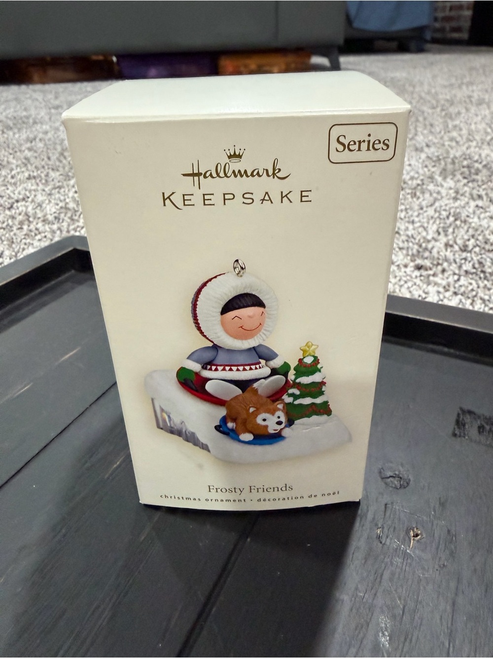 Hallmark Frosty Friends Ornament - White/Green